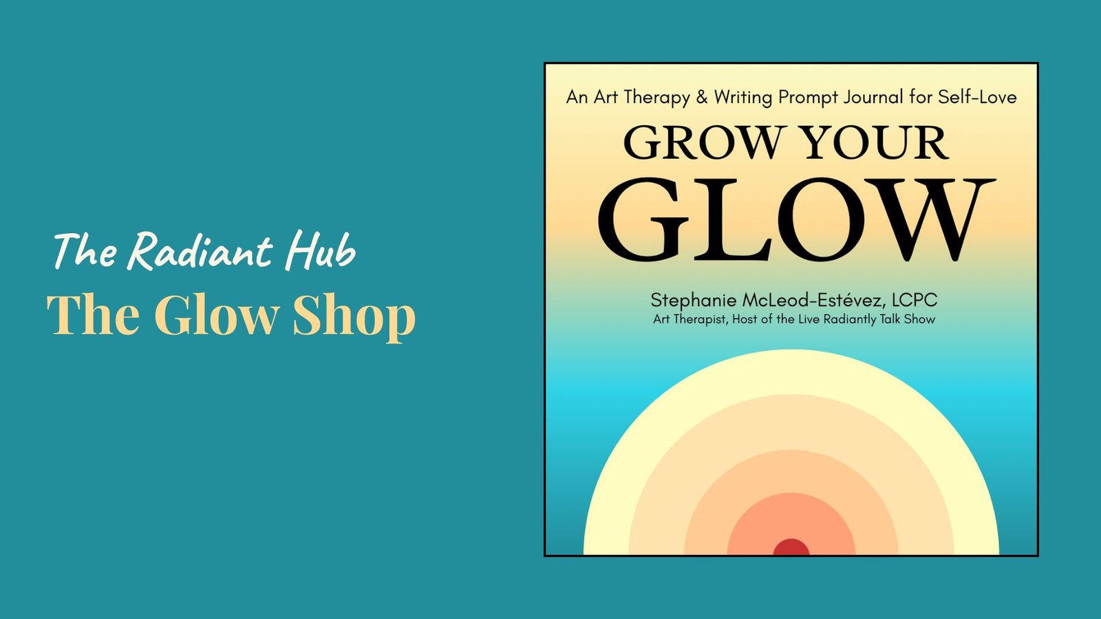 stephanie-mcleod-estevez-glow-shop the landing page to buy the grow your glow meditation album